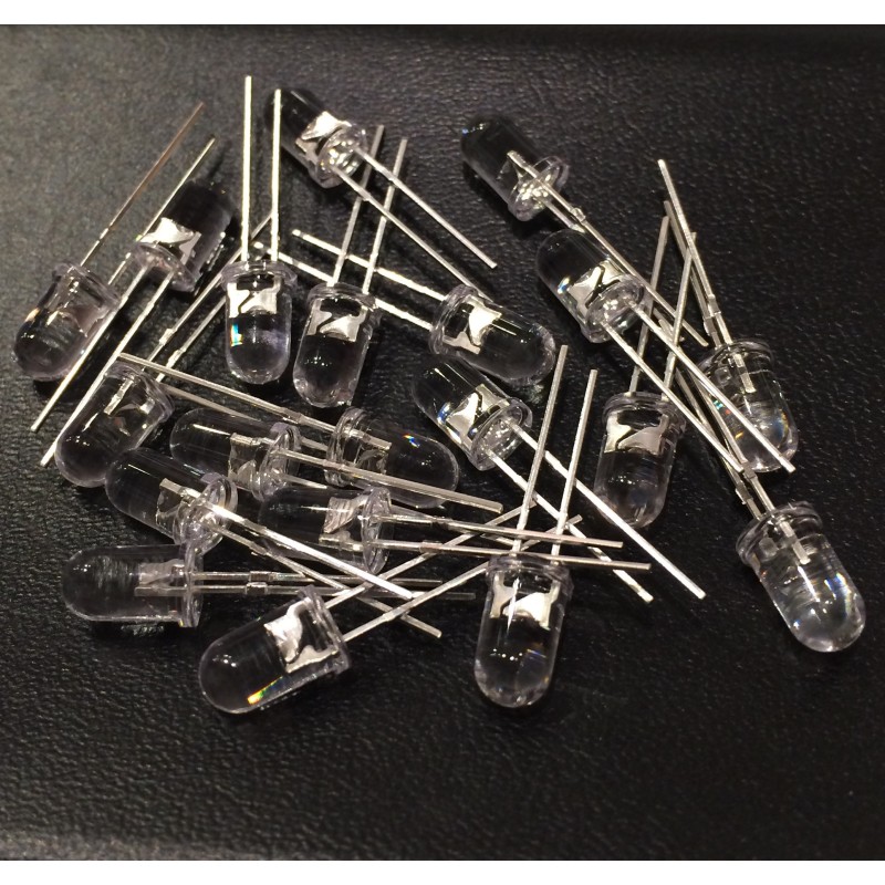20 pack of Super Bright 5mm LEDs (Standard Size)