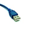 Mini USB Cable 1ft / 12 inches Blue Data and Power