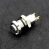 Metal Button Switch - Latching 8mm ON/OFF 2 Pin Small Round Pushbutton