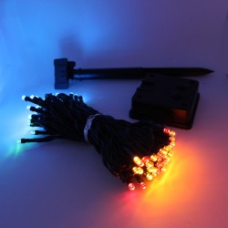 Rainbow RGYB Solar Powered String Lights 100 LED