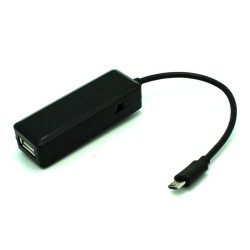 4 Port USB Hub with ON/OFF switch and Micro USB Plug