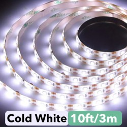 Touch Free Wave ON/OFF Sensor Cool White USB Powered LED Strip - 9.8ft