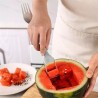 Watermelon Slicer Cutter, 2-in-1 Fork Stainless Steel Fruit Cutting Tool