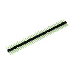 40-pin Break Away Strip Male Header 0.1" 2.54mm Equal Length Long Centered Double Sided 15mm Long Pins