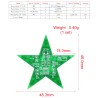 SMD Blue Star LED Soldering Kit SMT Christmas Decoration Electronic Ornament