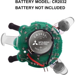 Running Microbug Kit Solder DIY Robot Bug Light Sensitive