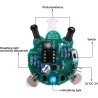 Running Microbug Kit Solder DIY Robot Bug Light Sensitive