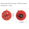 Christmas Ornament DIY Soldering Kit Decoration Electronic LED Red Learn to Solder
