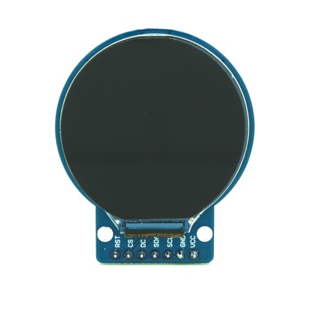 Round SPI TFT Display - 1.28" 240x240 IPS LCD Display Screen Module DC3.3V