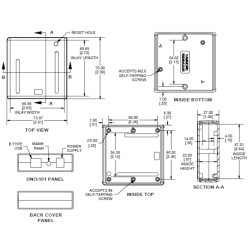 ABS Arduino Case / Enclosure for Arduino Uno & 101