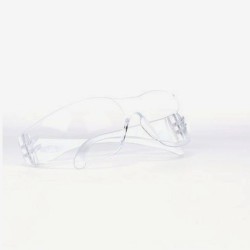 3M Virtua Clear Frame Uncoated Lens Safety Glasses
