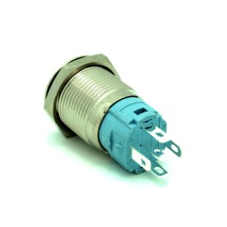 Momentary 16mm Button LED Blue