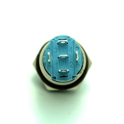 Momentary 16mm Button LED Blue