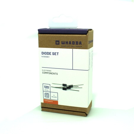 120 Pcs Diode Set: 1N4007, 1N4148, 1N5408, 6A6, 110B2