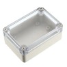Clear Top ABS Project Box: 3.3" x 2.3" x 1.3"