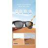 Bluetooth Smart Sunglasses with Touch Sensor Button and Built-In Speakers Microphone