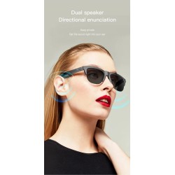 Bluetooth Smart Sunglasses with Touch Sensor Button and Built-In Speakers Microphone