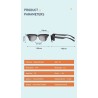 Bluetooth Smart Sunglasses with Touch Sensor Button and Built-In Speakers Microphone