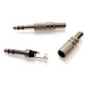 1/4" (6.35mm) Stereo Audio Plug