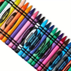 Pen+Gear Crayons Assorted Color Back to School 24 Count