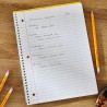 Pen+Gear 1 Subject Spiral Notebook Yellow Wide Ruled 70 Sheet