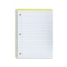 Pen+Gear 1 Subject Spiral Notebook Yellow Wide Ruled 70 Sheet