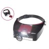 Head Magnifier Visor with Light for Precision Electronics Work