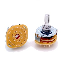 4 Position Rotary Switch: 3P4T