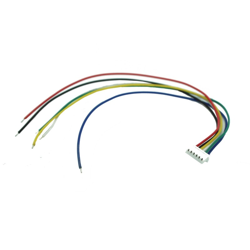Female 6 Pin JST MX 1.25mm Connector with Wires