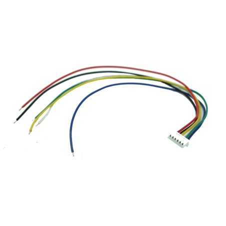 Female 6 Pin JST MX 1.25mm Connector with Wires