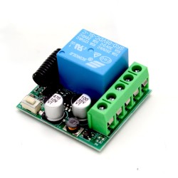 DC 5–30V 433MHz 1-Channel RF Wireless Remote Control Relay Switch Module – Receiver & Transmitter Kit