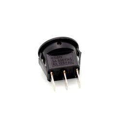 16mm Round Rocker Switch SPDT 3 Pin