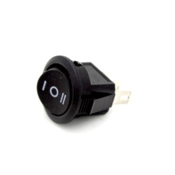 16mm Round Rocker Switch SPDT 3 Pin
