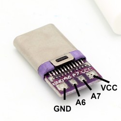 Male USB C Breakout Board