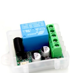 DC 5–30V 433MHz 1-Channel RF Wireless Remote Control Relay Switch Module – Receiver & Transmitter Kit