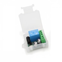 DC 5–30V 433MHz 1-Channel RF Wireless Remote Control Relay Switch Module – Receiver & Transmitter Kit