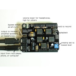 Audio Hacker Shield Kit for Arduino