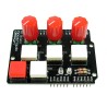 DJ Shield Kit for Arduino: 5 Buttons, 3 Pots & 2 LEDs