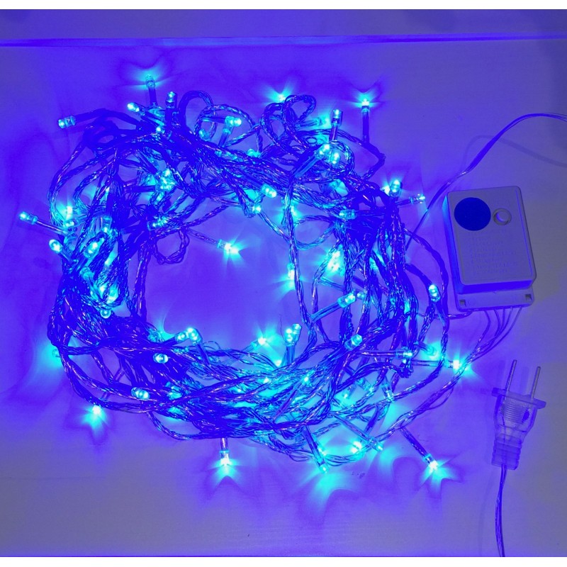 Blue 10m 8-Mode LED String Lights / Fairy Lights / Christmas Lights