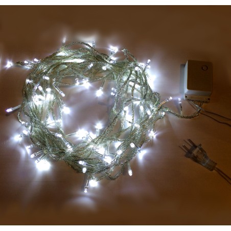 Bright White 10m 8-Mode LED String Lights / Fairy Lights / Christmas Lights