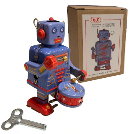 Drumming Tin Robot