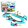 Mario Kart Ice Race Building Set Toy with Mario & Bowser
