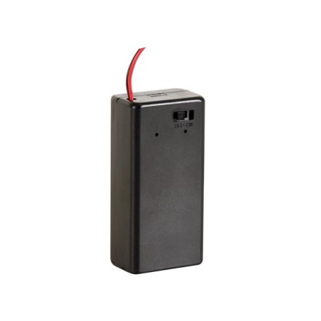 Enclosed 9V Battery Holder with On/Off Switch