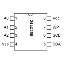 24LC256 EEPROM I2C External Memory for Arduino