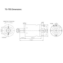 12V DC Motor 160mA 11500RPM