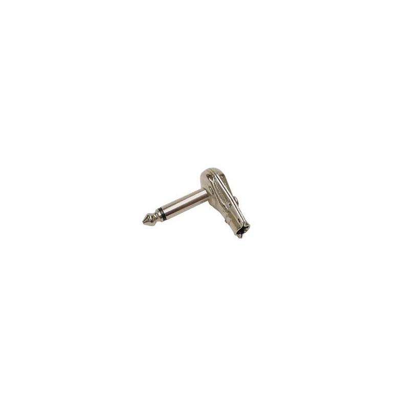 1/4" Mono Right Angle Plug