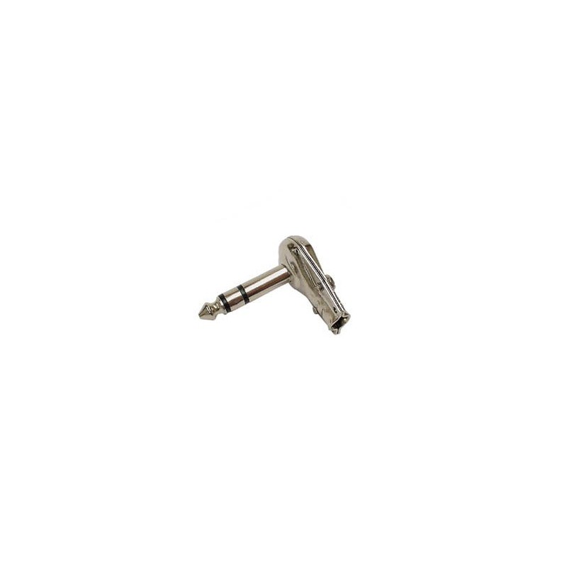 1/4" Stereo Right Angle Plug