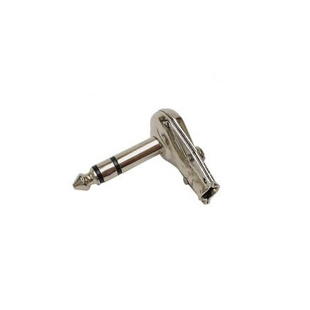 1/4" Stereo Right Angle Plug