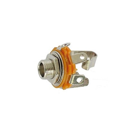 1/4" (6.35mm) Stereo Panel Mount Audio Jack