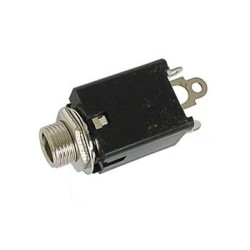 1/4" (6.35mm) Stereo Panel Mount Audio Jack